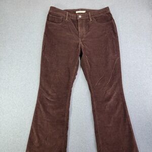 Levi's 725 High Rise Bootcut Pants Womens 31x30 Brown Corduroy Casual Stretch